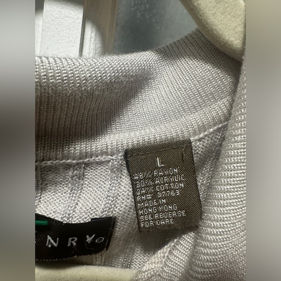 John Henry Ribbed-Knit Collared Polo Shirt - Picture 6 of 9